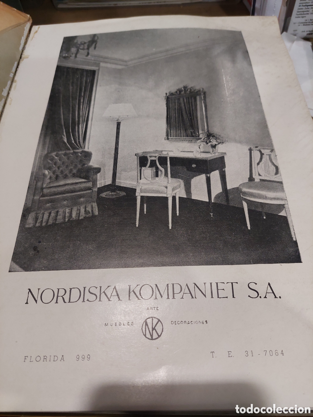 Colecionismo: Buenos Aires L&aacute;mina 40x22 NORDISKA KOMPANIET S A MUEBLES Y DECORACI&Oacute;N