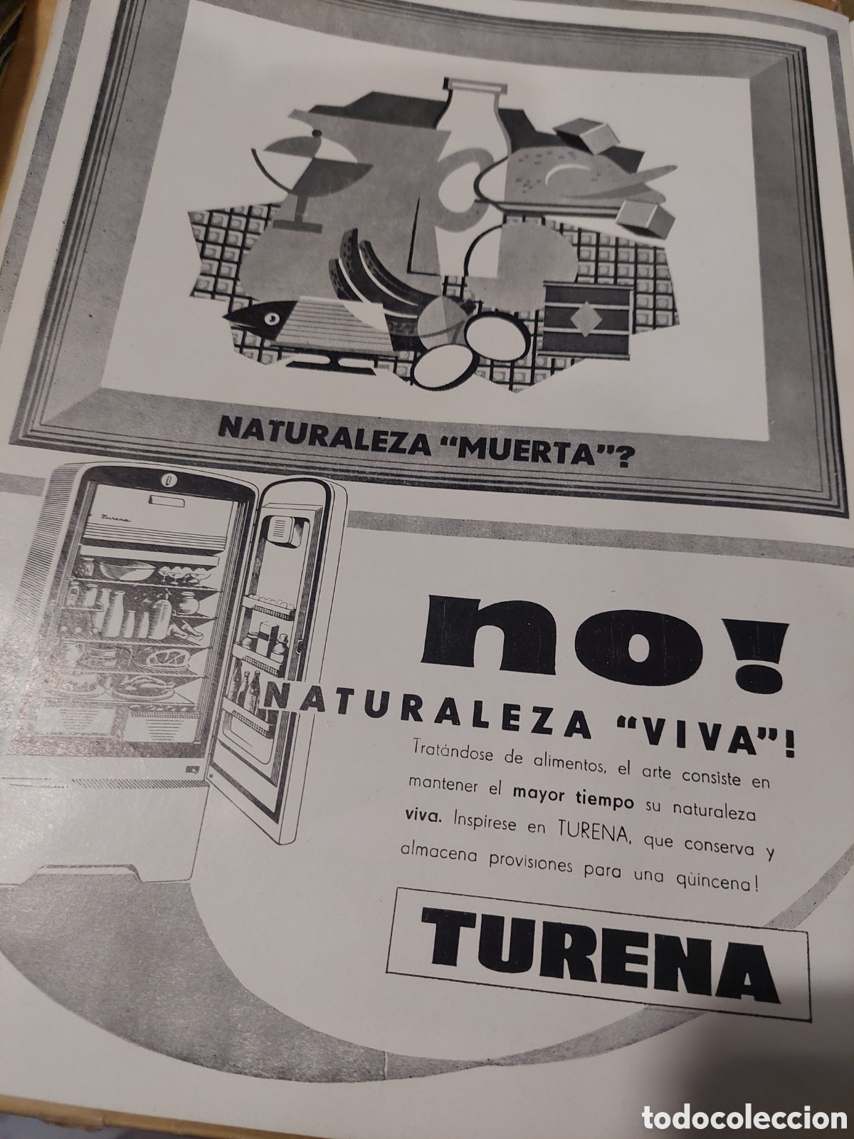 Sammelleidenschaft Papier: 30x22 L&aacute;mina publicidad turena neveras