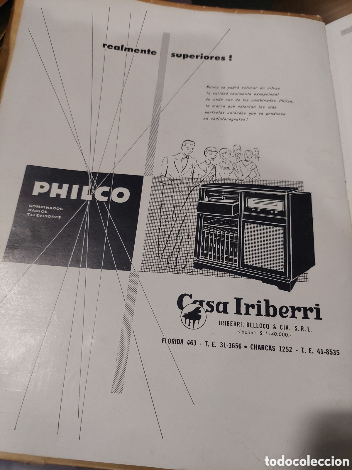 Collezionismo: L&aacute;mina 30x22 Ohilco sonido casa iriberri