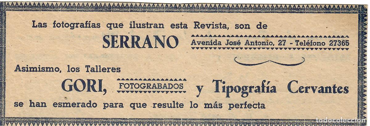 Coleccionismo: SEVILLA,RETAL DE PUBLICACI&Oacute;N, ANTIGUA PUBLICIDAD GORI FOTOGRABADOS Y TIPOGRAF&Iacute;A CERVANTES