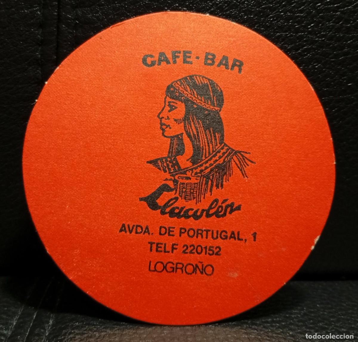 Coleccionismo: CAFE BAR LLACOLEN - POSAVASOS - LOGRO&Ntilde;O LA RIOJA - CERVEZA - REFRESCOS - SIDRA - BITTER