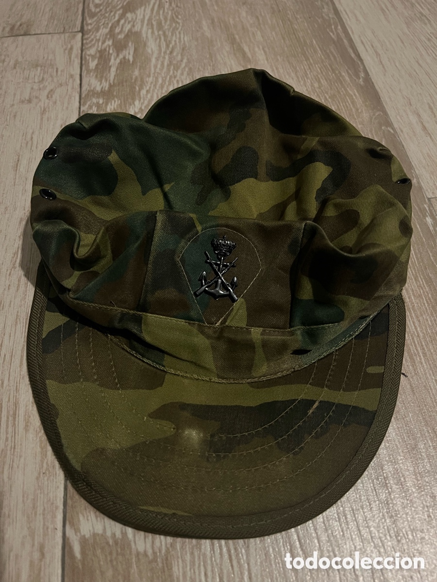 Coleccionismo: Antigua gorra infanter&iacute;a de marina espa&ntilde;olas
