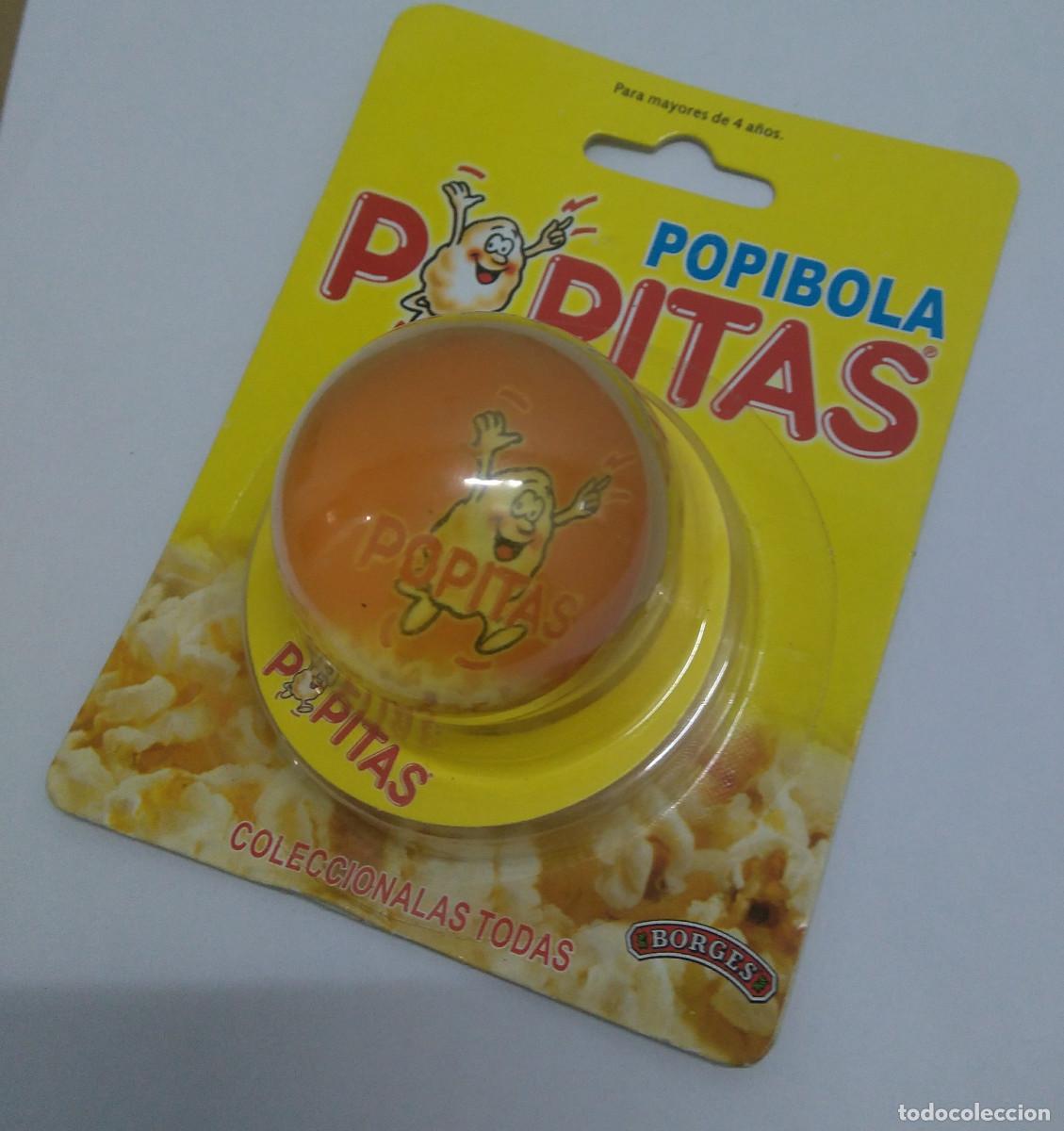 Coleccionismo: popi bola popibola popitas promocional comestible a&ntilde;os 90 90's palomitas promo similar a las de chex