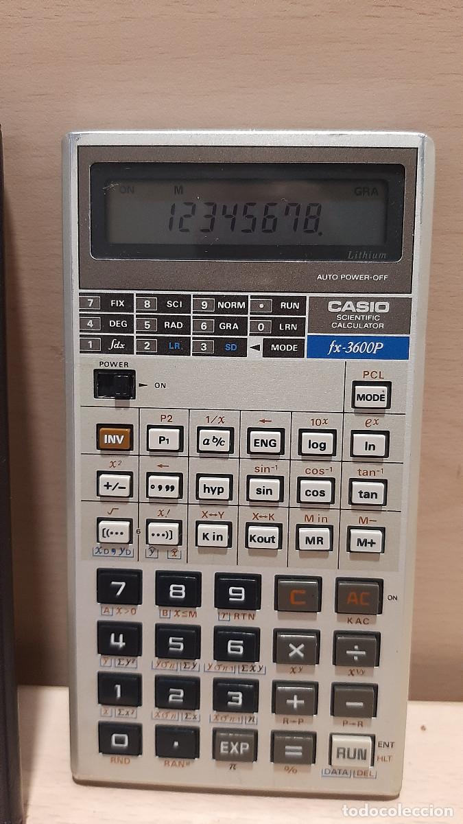 Coleccionismo: Calculadora cient&iacute;fica CASIO FX-3600P colecci&oacute;n - Foto 1