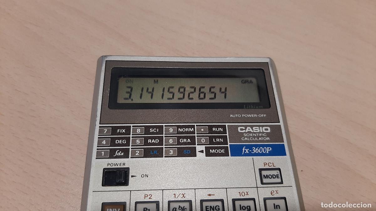 Coleccionismo: Calculadora cient&iacute;fica CASIO FX-3600P colecci&oacute;n - Foto 5