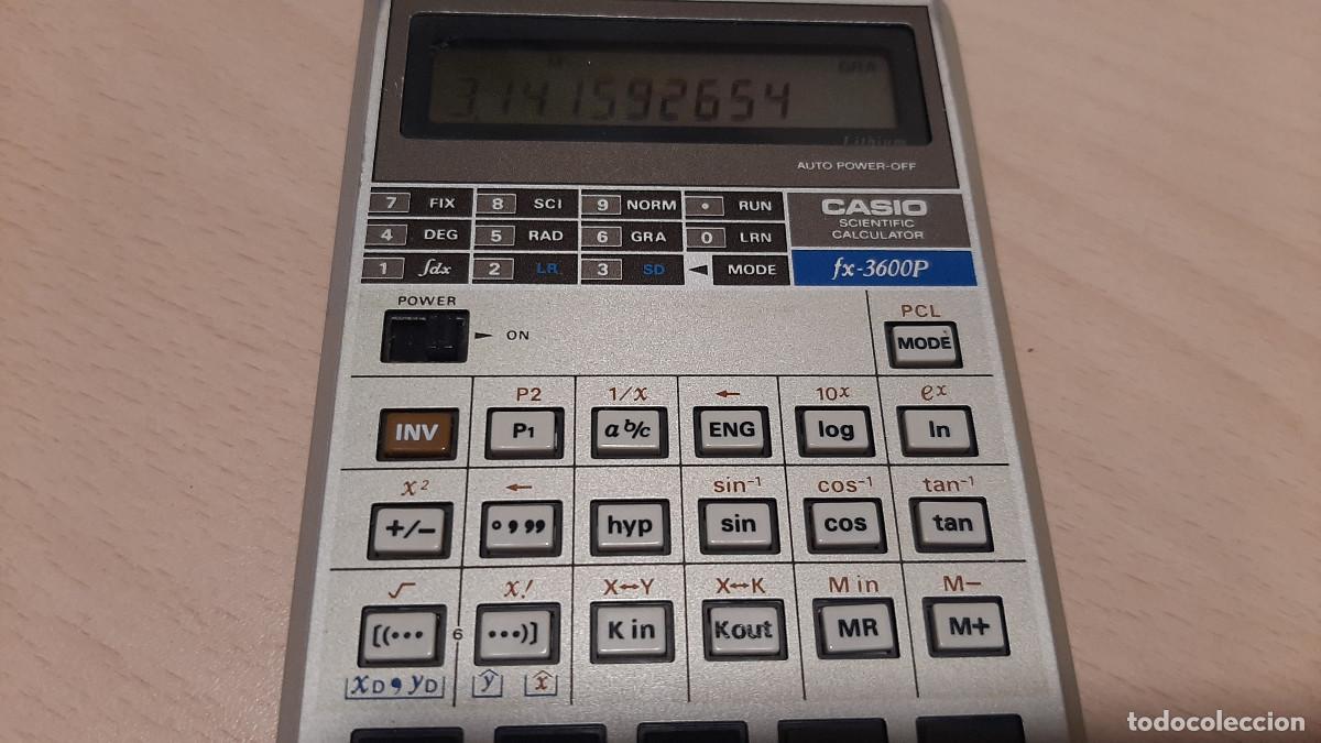 Coleccionismo: Calculadora cient&iacute;fica CASIO FX-3600P colecci&oacute;n - Foto 6