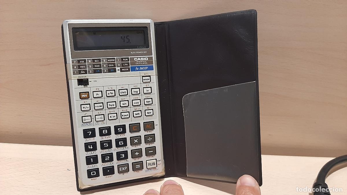 Coleccionismo: Calculadora cient&iacute;fica CASIO FX-3600P colecci&oacute;n - Foto 8