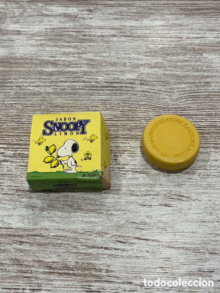 Coleccionismo: Pastilla de Jab&oacute;n | Snoopy LIM&Oacute;N - Foto 2