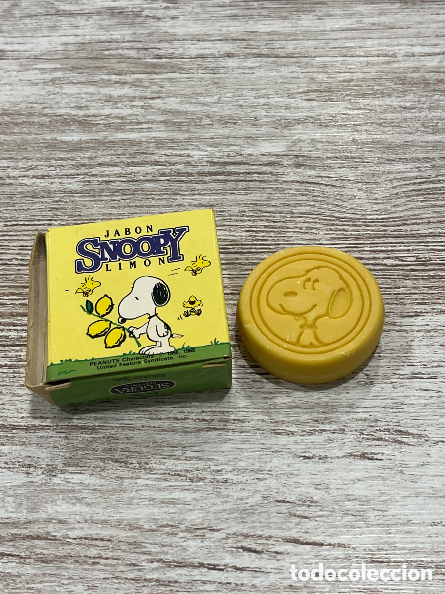 Coleccionismo: Pastilla de Jab&oacute;n | Snoopy LIM&Oacute;N - Foto 1