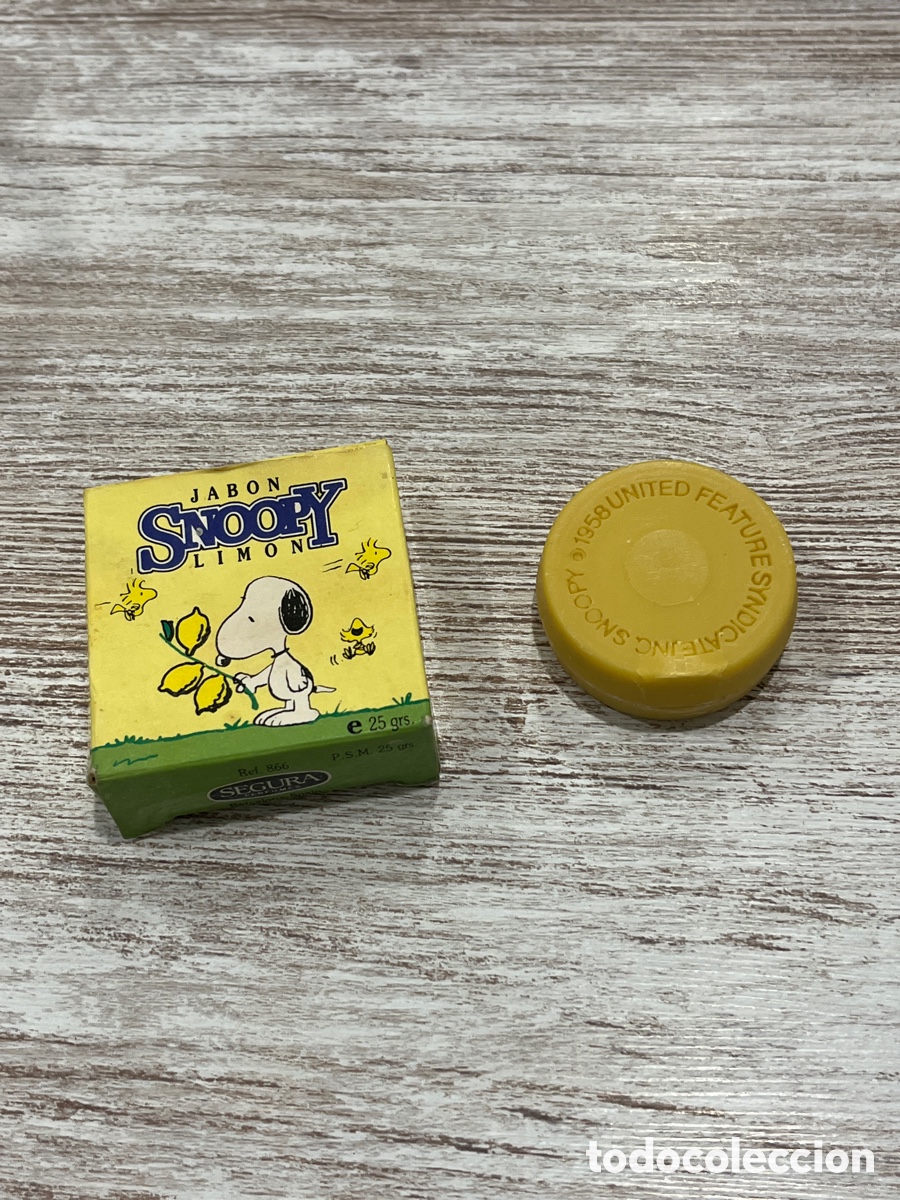 Coleccionismo: Pastilla de Jab&oacute;n | Snoopy LIM&Oacute;N - Foto 2