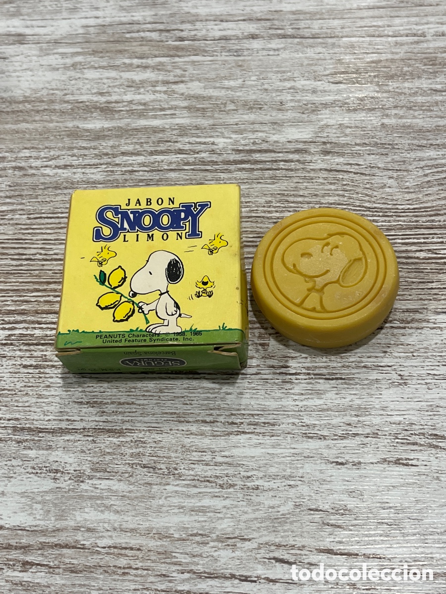 Coleccionismo: Pastilla de Jab&oacute;n | Snoopy LIM&Oacute;N - Foto 1