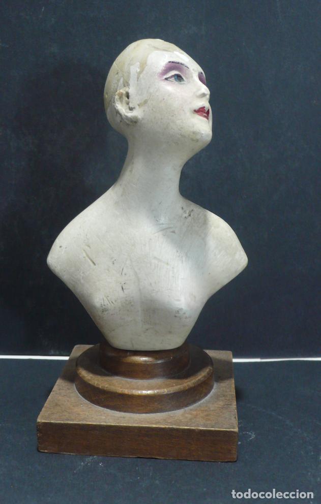 Coleccionismo: PEQUE&Ntilde;O BUSTO EN ESCAYOLA - Foto 1