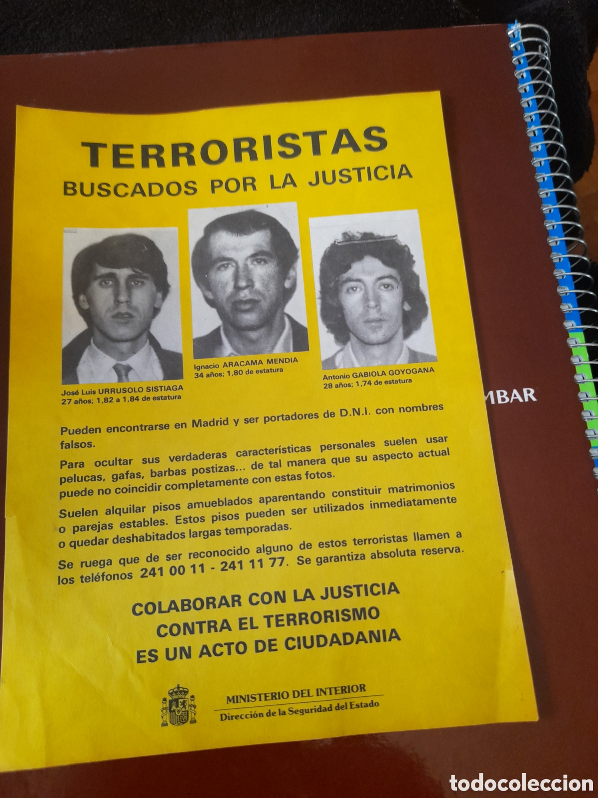 Collezionismo: Antiguo pasquin del Ministerio del Interior