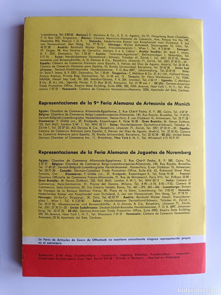 Coleccionismo: PROGRAMA FERIAS ALEMANAS 1957 - VUELA CON LUFTHANSA - Foto 3