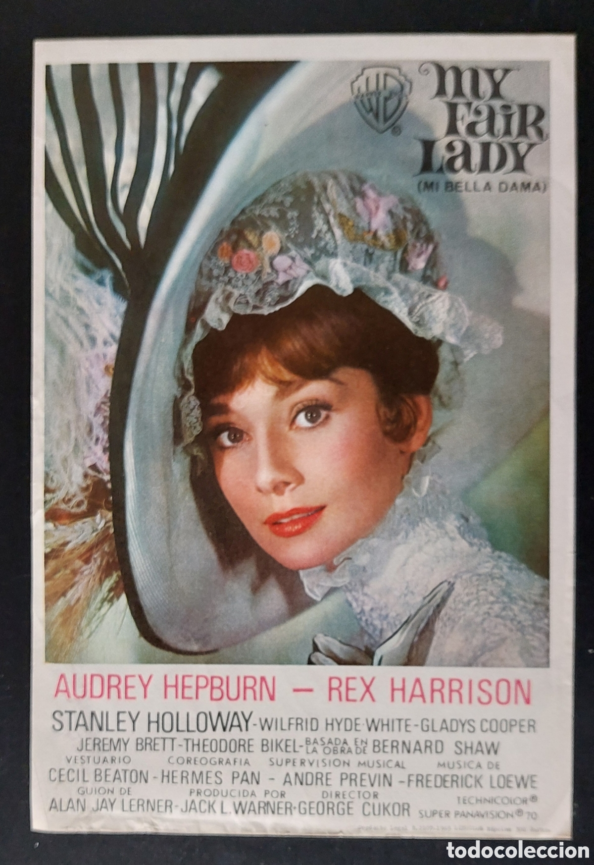 Coleccionismo: Programa de mano grande de My Fair Lady de 1965.