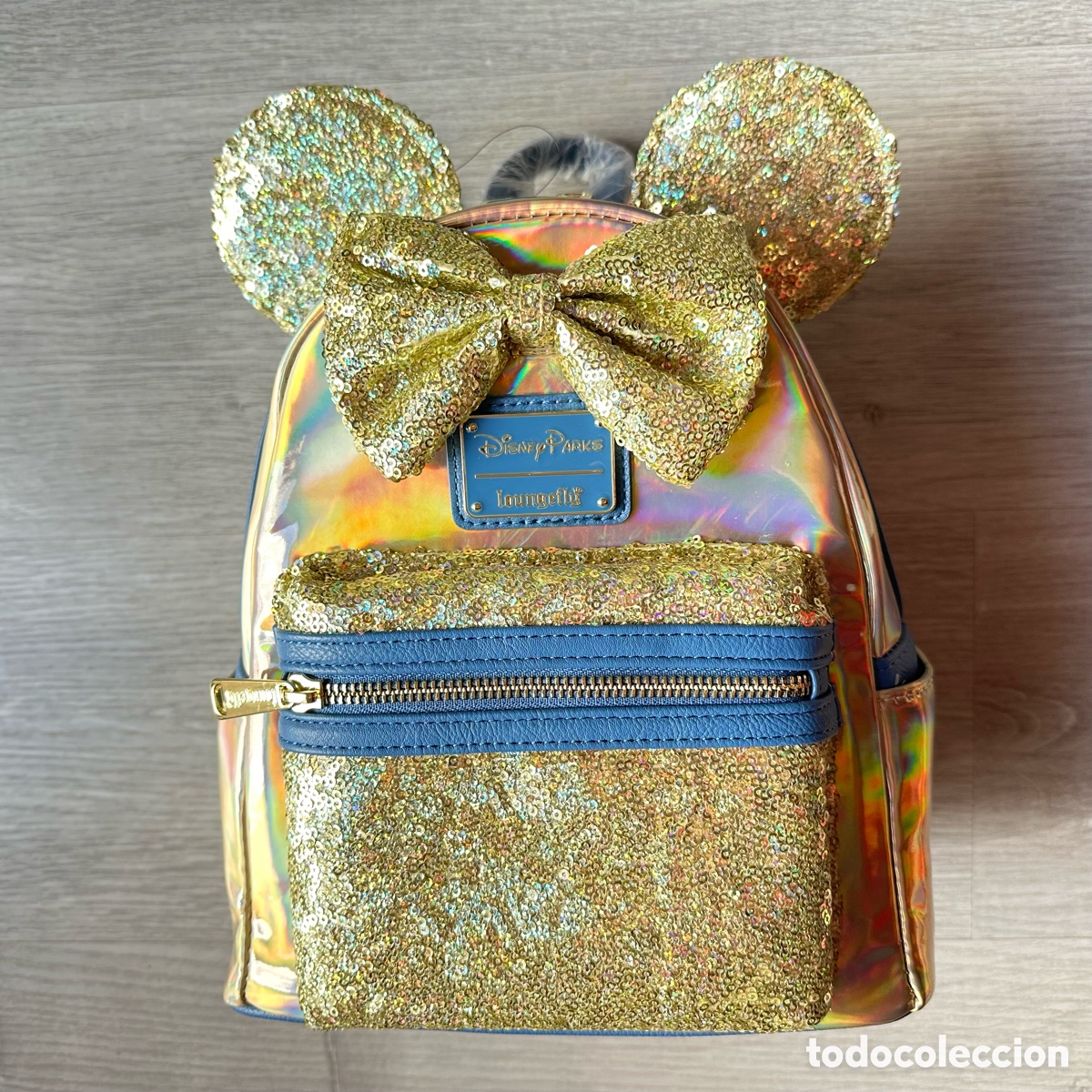 Coleccionismo: Loungefly Minimochila irisada Minnie Mouse para adultos 50.&ordm; aniversario, Walt Disney World