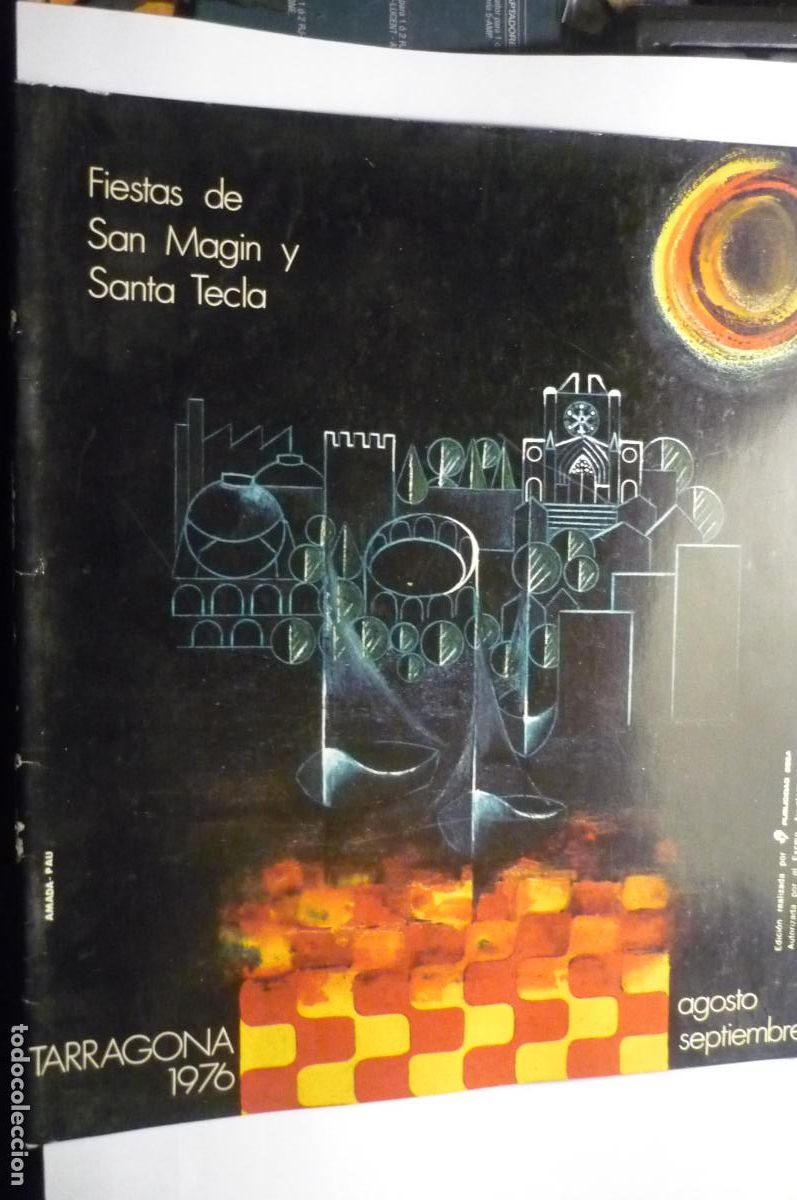 Coleccionismo: programa fiestas s.magin y sta., tecla 1976 tarragona 36 pag-fotos-articulos publicidad,,