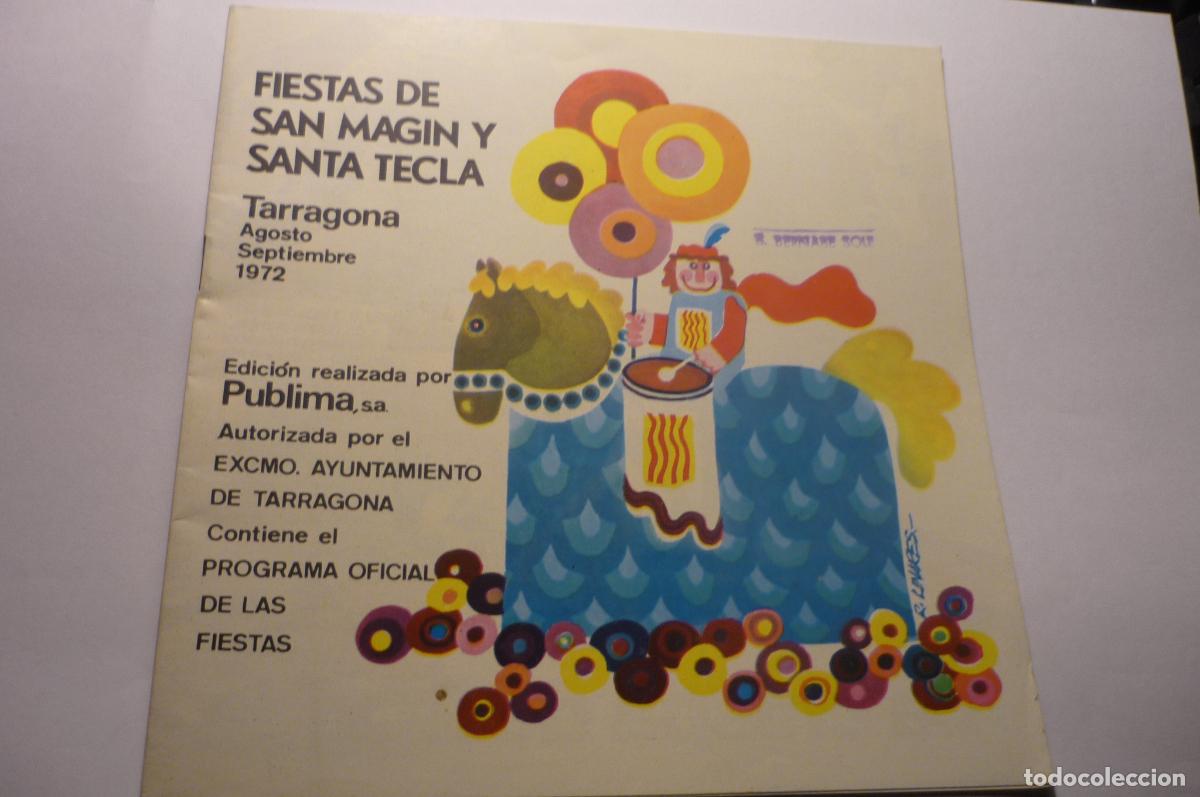 Coleccionismo: programa fiestas tarragona s.magin y sta.tecla 1972 24 pag