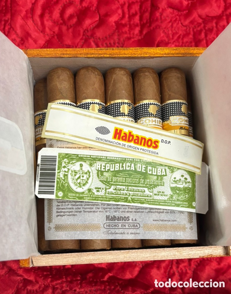 Coleccionismo: Puros Cohiba Robusto - Foto 1