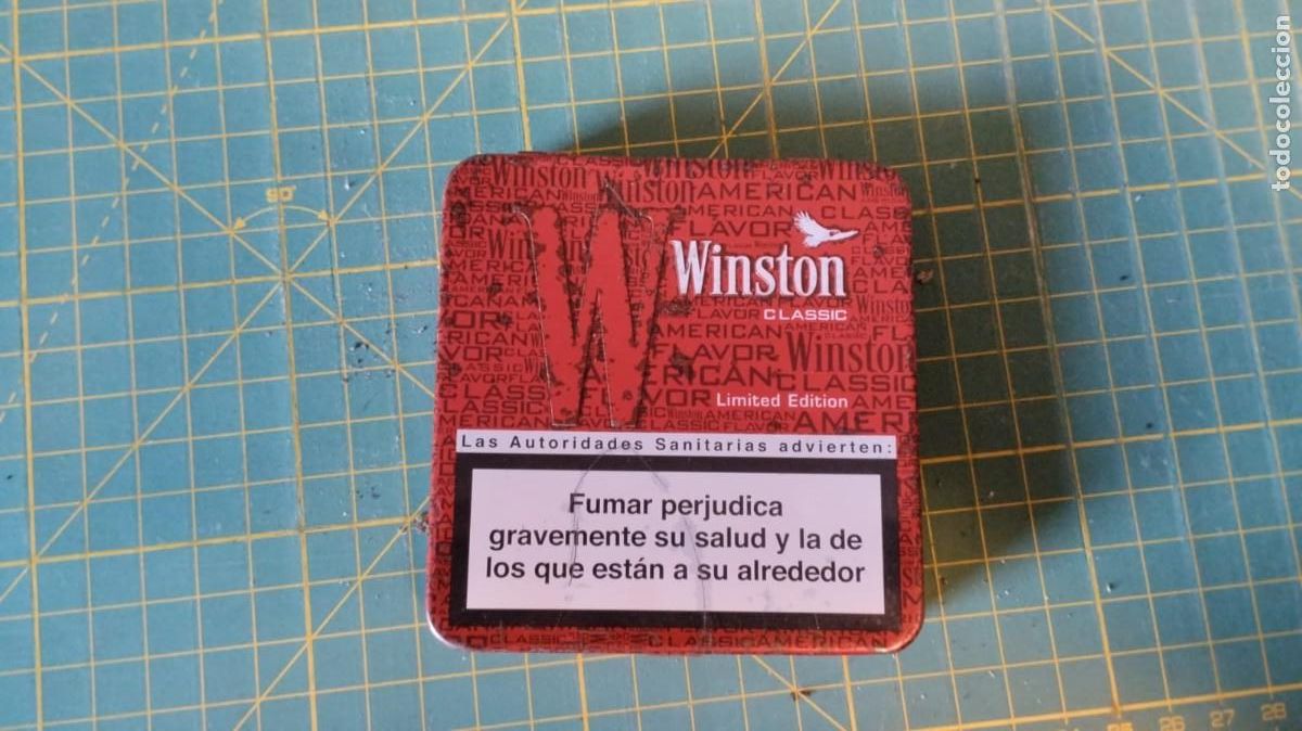 Coleccionismo: Winston classic, caja metal / pitillera - Foto 1