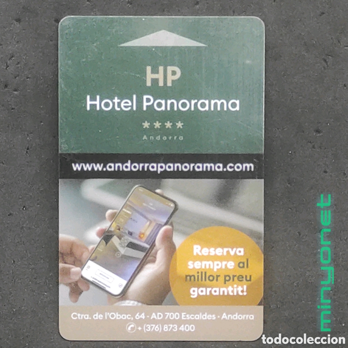 Coleccionismo: Tarjeta llave de Hotel Panorama Andorra
