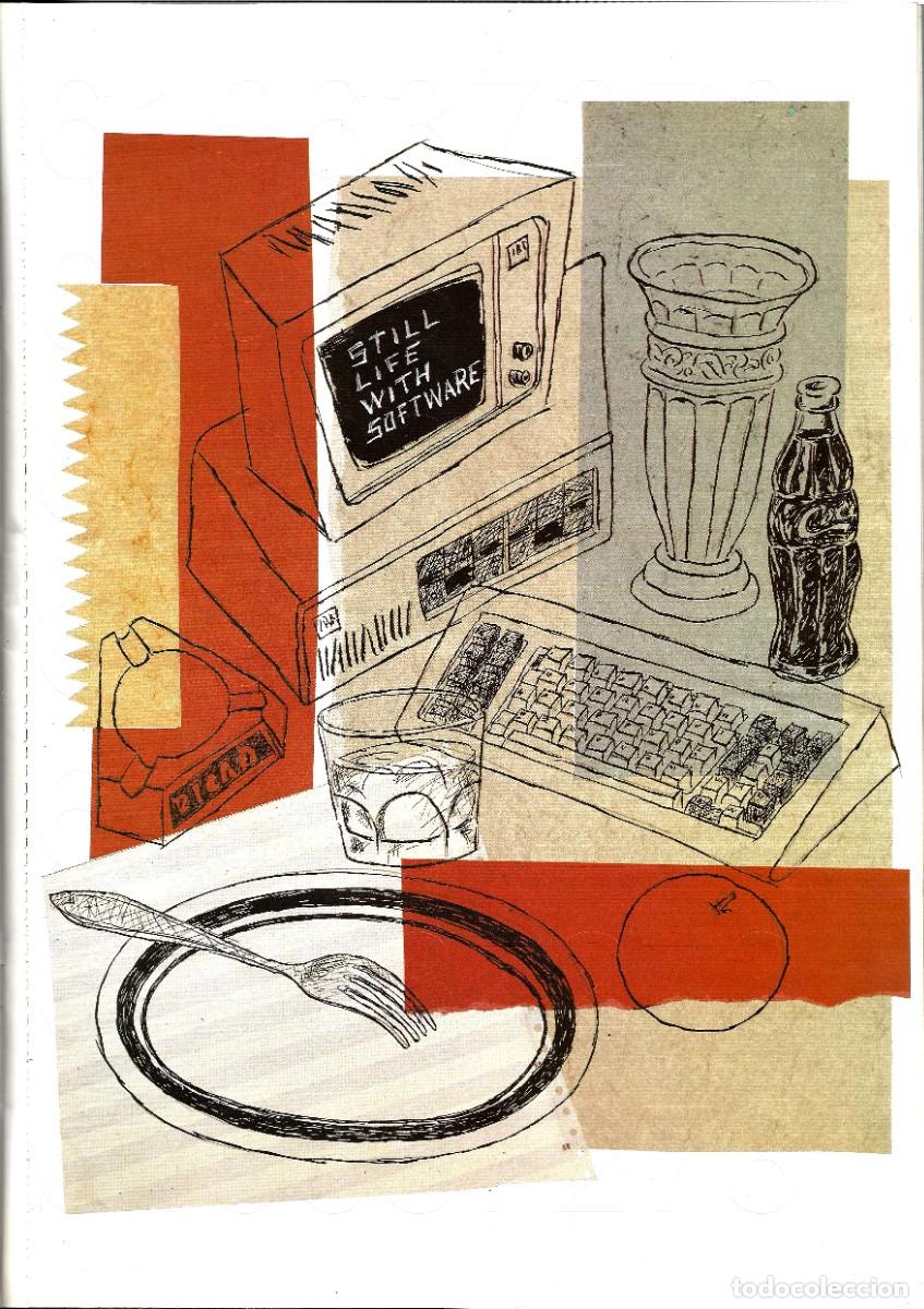 Coleccionismo: PERET PERE TORRENT STILL LIFE WITH SOFTWARE GENUINA DE 1989 LAMINA LISTA PARA ENMARCAR 42X29
