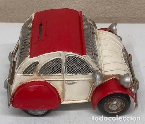 Coleccionismo: Coche hucha hecho en chapa - Foto 2