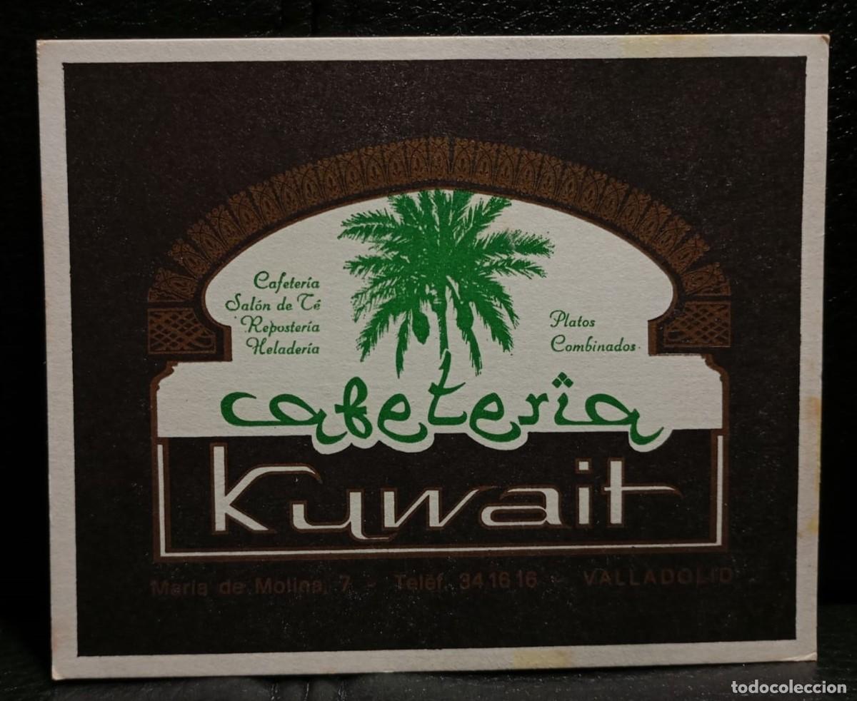 Coleccionismo: CAFETERIA KUWAIT - POSAVASOS - VALLADOLID - CERVEZA - REFRESCOS - SIDRA - BITTER