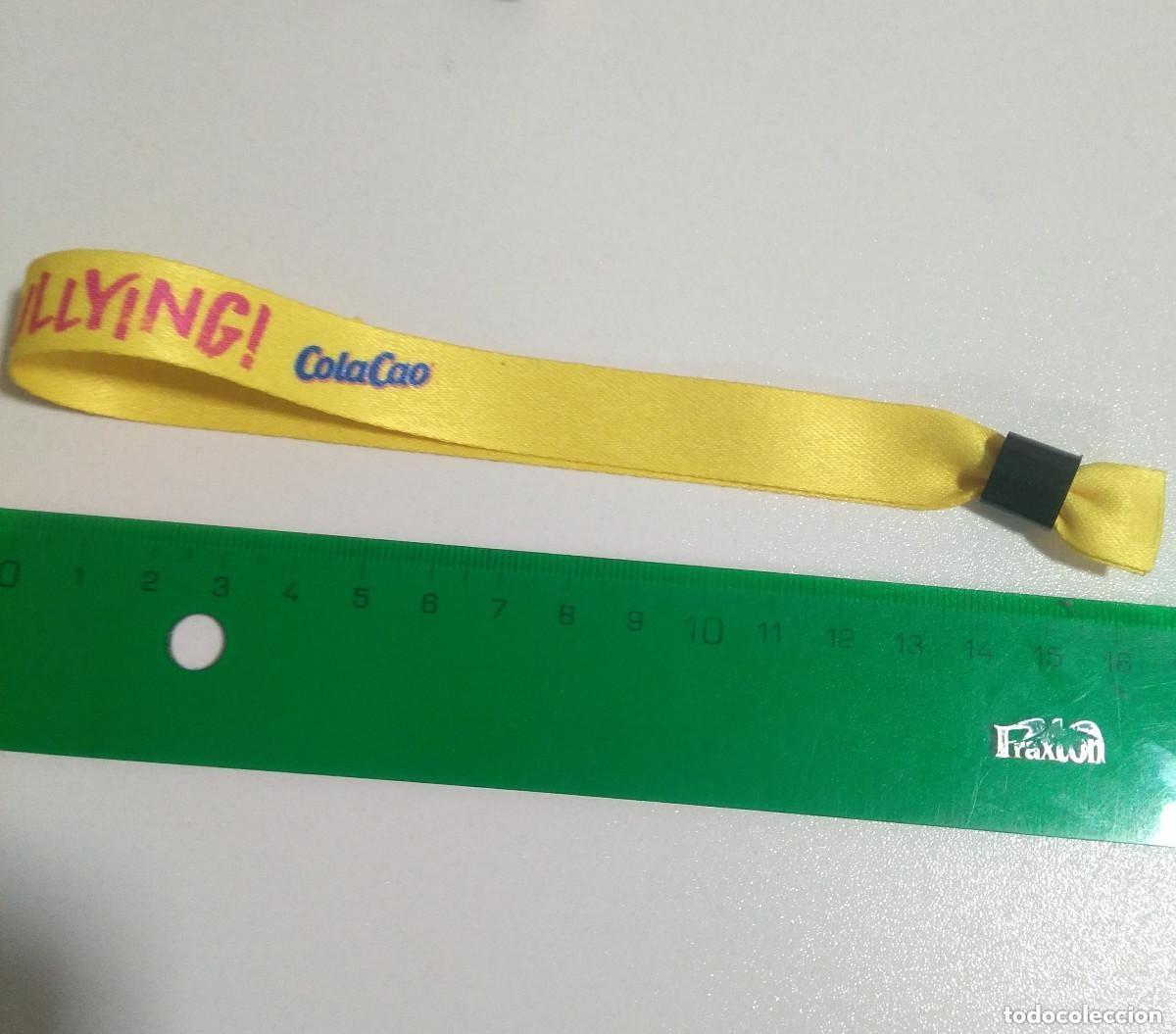 Coleccionismo: PULSERA COLA CAO NO BULLYING PROMOCIONAL COLACAO PUBLICITARIA