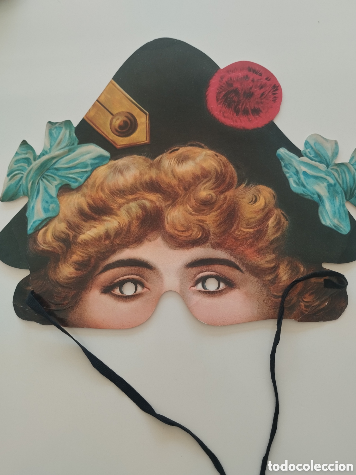 Coleccionismo: 3 Mascaras de cart&oacute;n de teatro - Foto 2