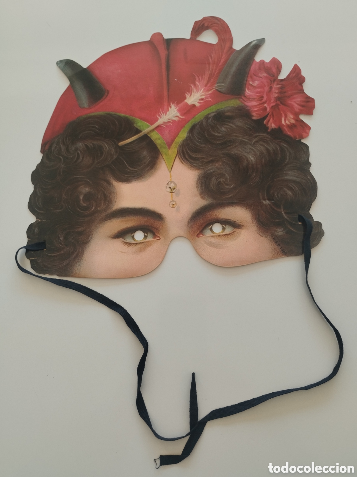 Coleccionismo: 3 Mascaras de cart&oacute;n de teatro - Foto 3
