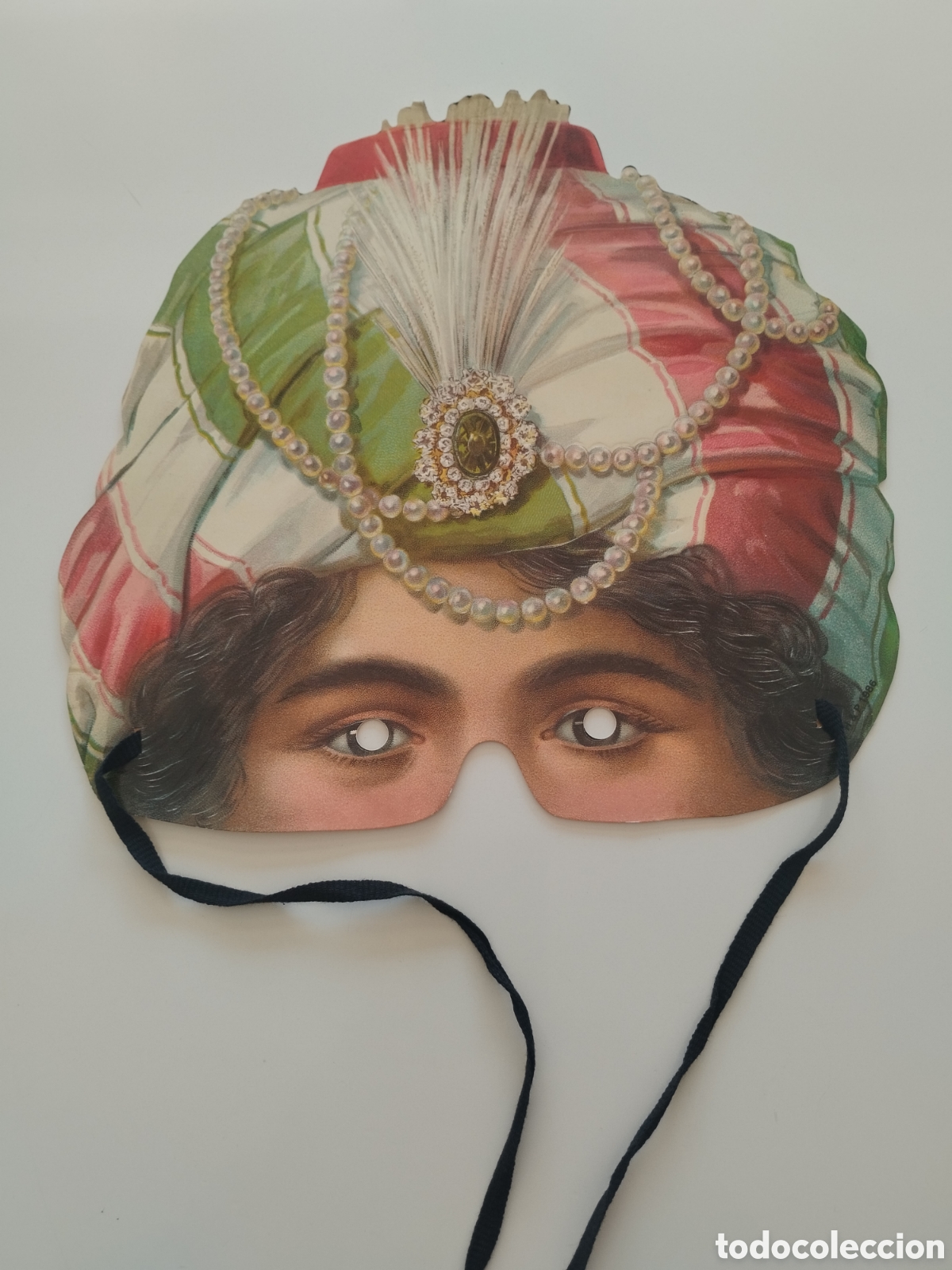 Coleccionismo: 3 Mascaras de cart&oacute;n de teatro - Foto 4