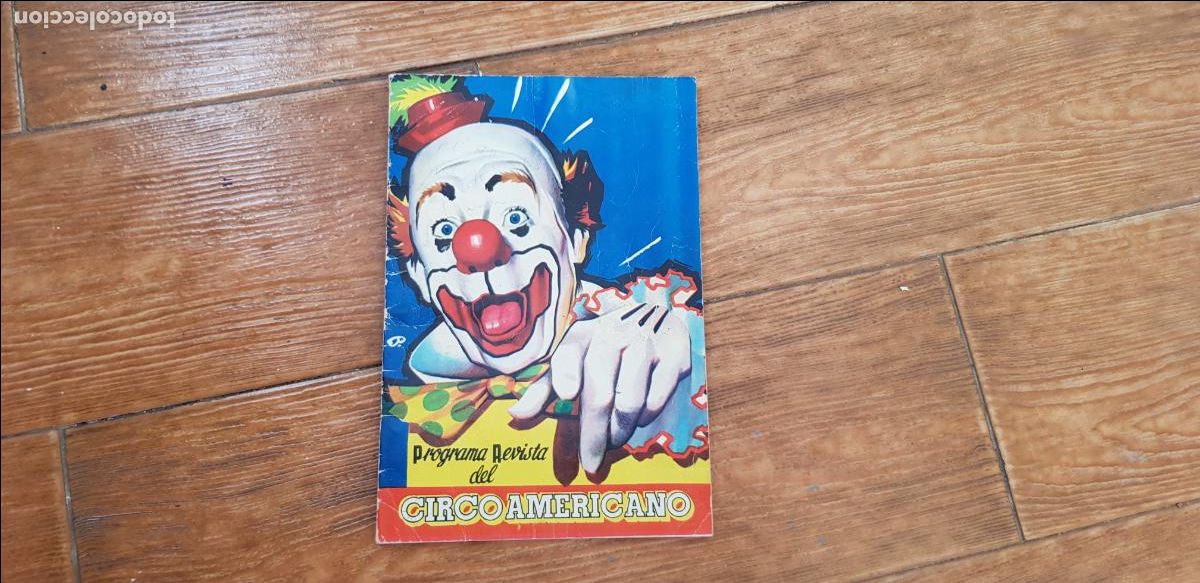 Coleccionismo: PROGRAMA REVISTA DEL CIRCO AMERICANO ORIGINAL A&Ntilde;O 1930 1961