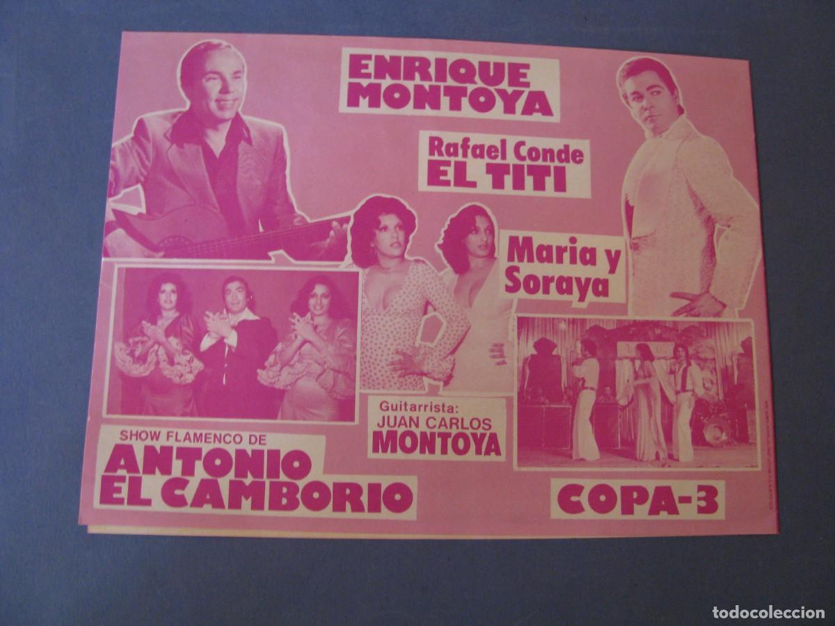 Coleccionismo: PROGRAMA DE ESPECT&Aacute;CULO. TEATRO CERVANTES MARIFE DE TRIANA. LA COPLA. - Foto 3