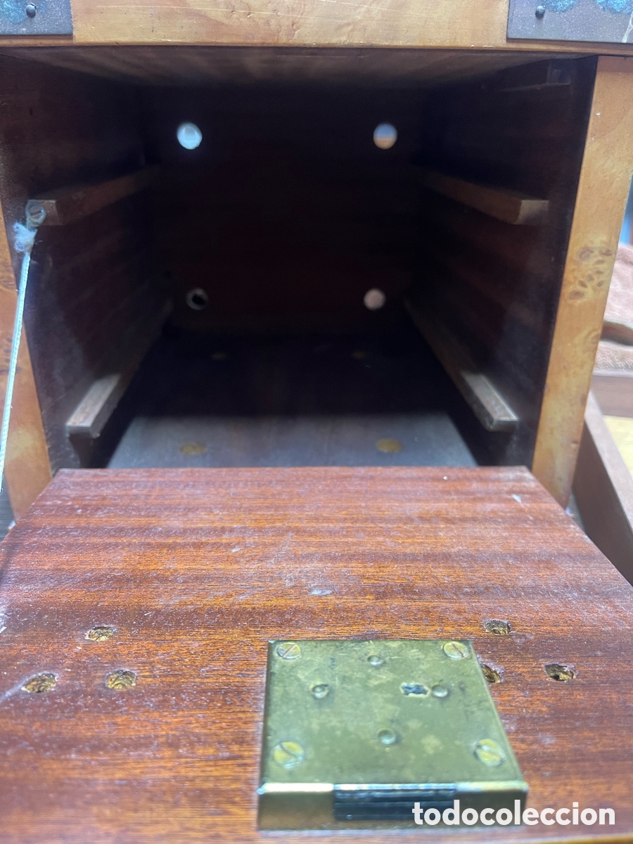 Coleccionismo: Caja humidificadora de puros - Foto 6