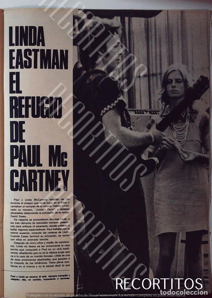 Coleccionismo: PAUL MCCARTNEY LINDA EASTMAN THE BEATLES WINGS