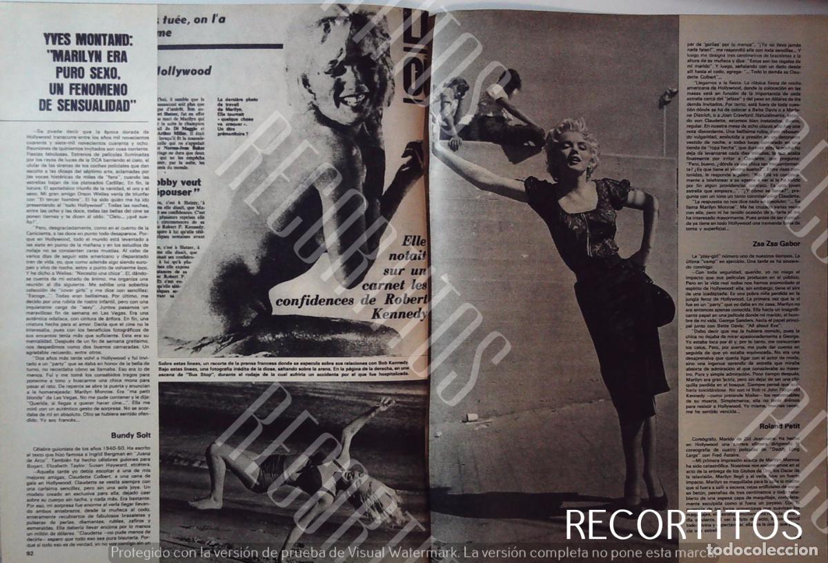 Coleccionismo: MARILYN MONROE BOMBA ARCHIVADA - Foto 2