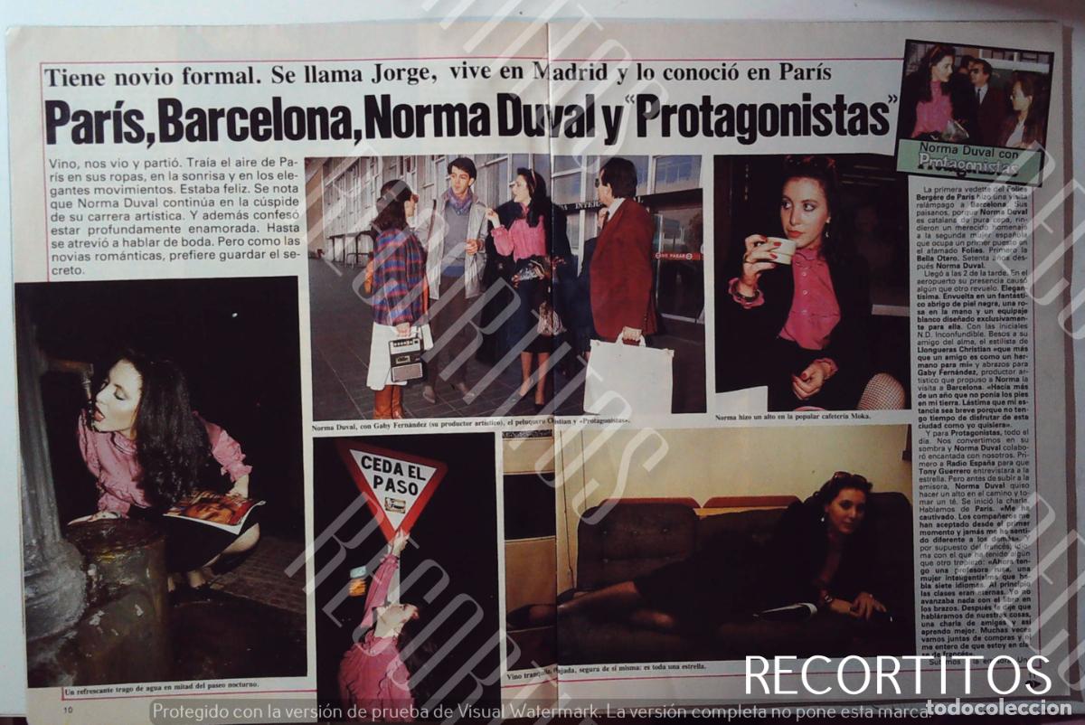 Coleccionismo: NORMA DUVAL EN BARCELONA TONY GUERRERO