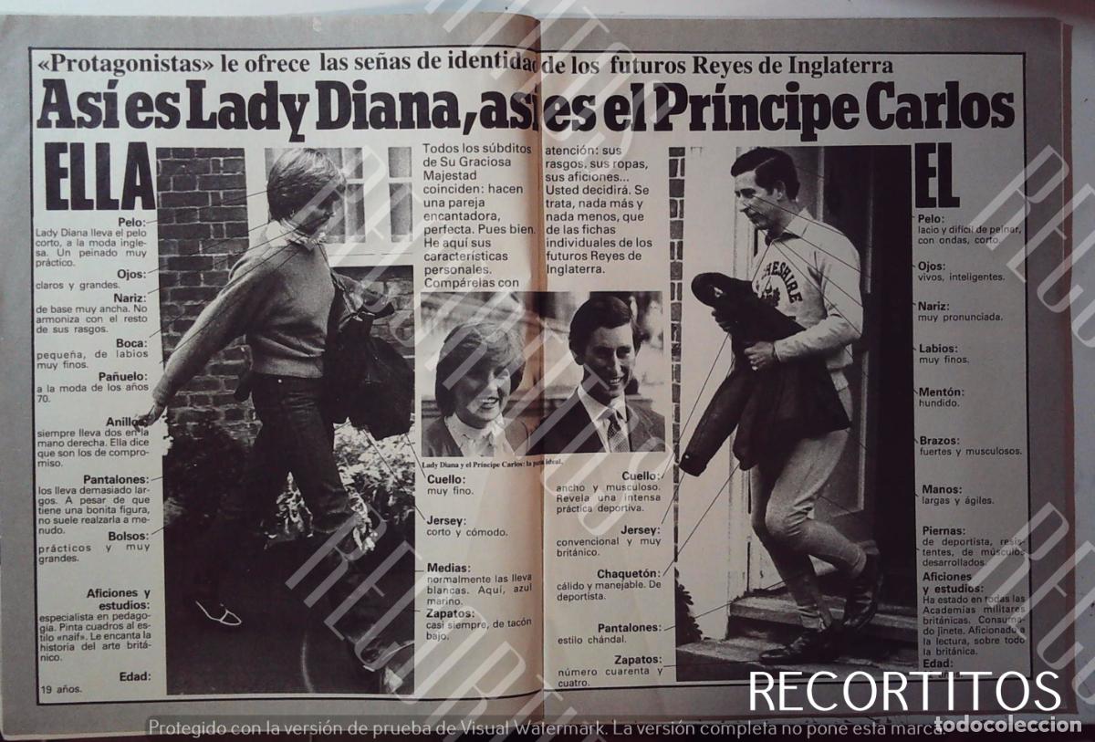 Coleccionismo: LADY DI DIANA DE GALES CARLOS