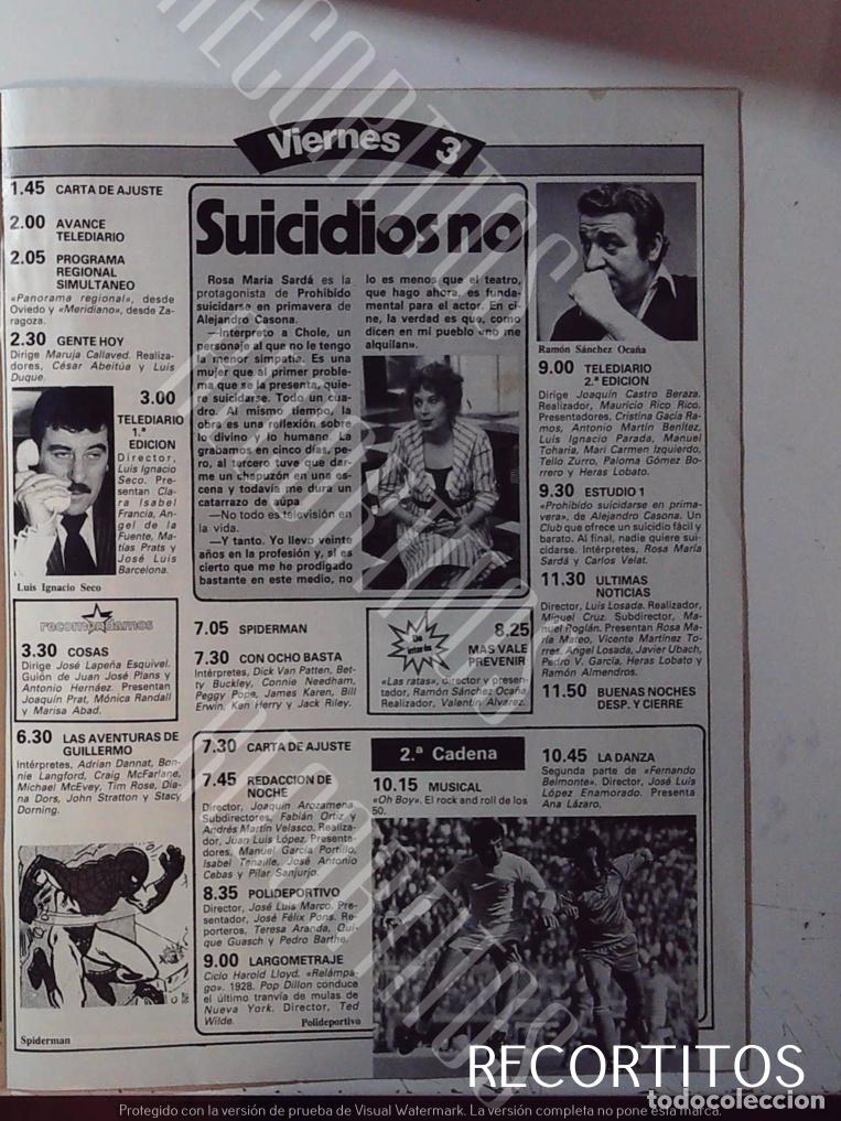 Coleccionismo: RAMON SANCHEZ OCA&Ntilde;A ROSA MARIA SARDA SPIDERMAN
