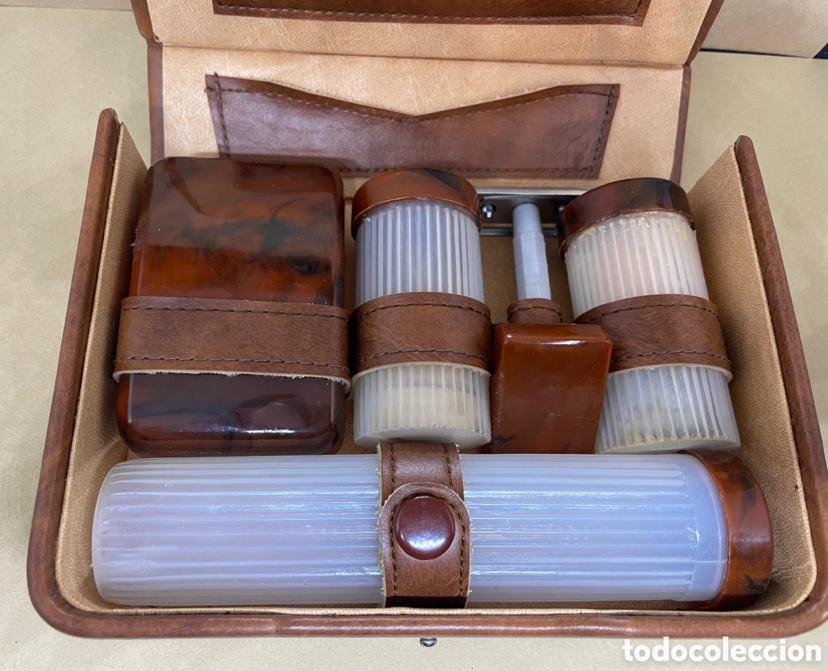 Collecting: Antiguo set de viaje completo de caballero - car227