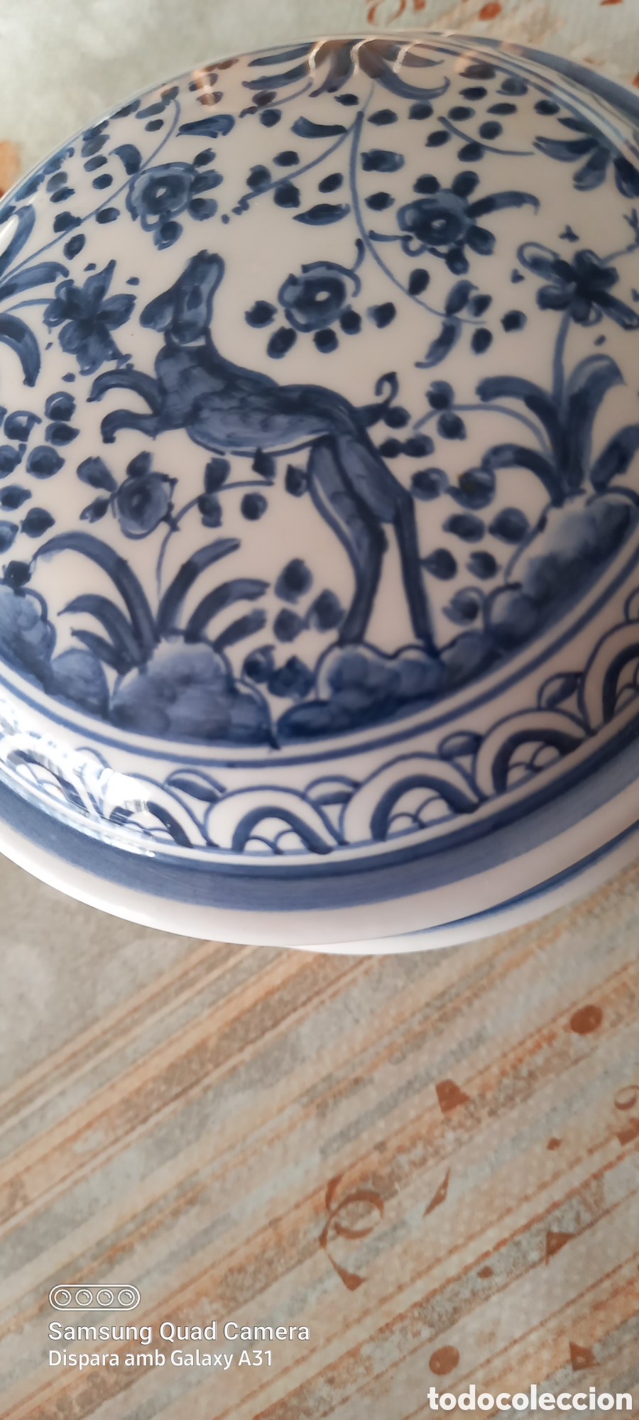 Coleccionismo: Objeto decorativo pintado a mano - Foto 4