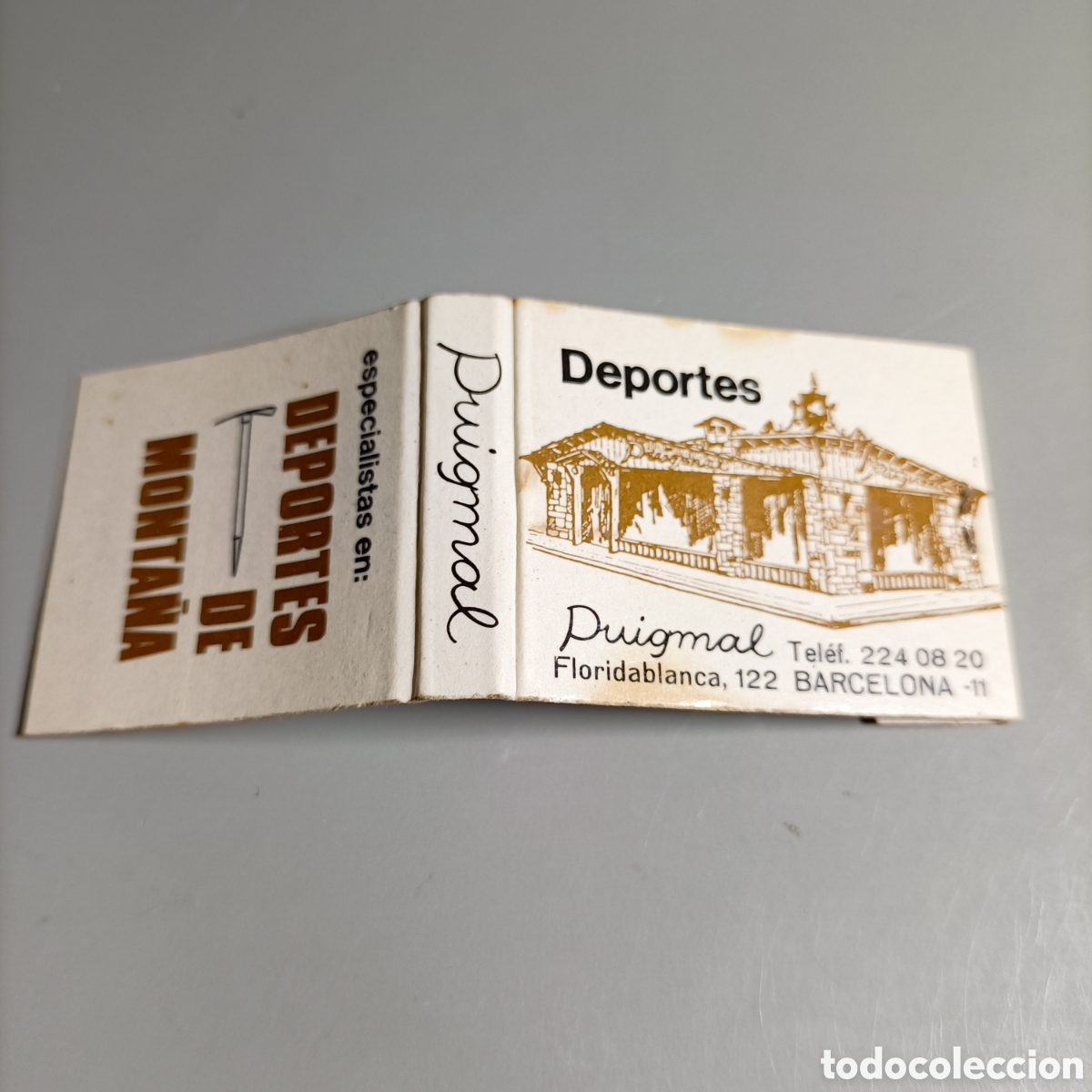 CAJETILLA CERILLAS. PUIGMAL.