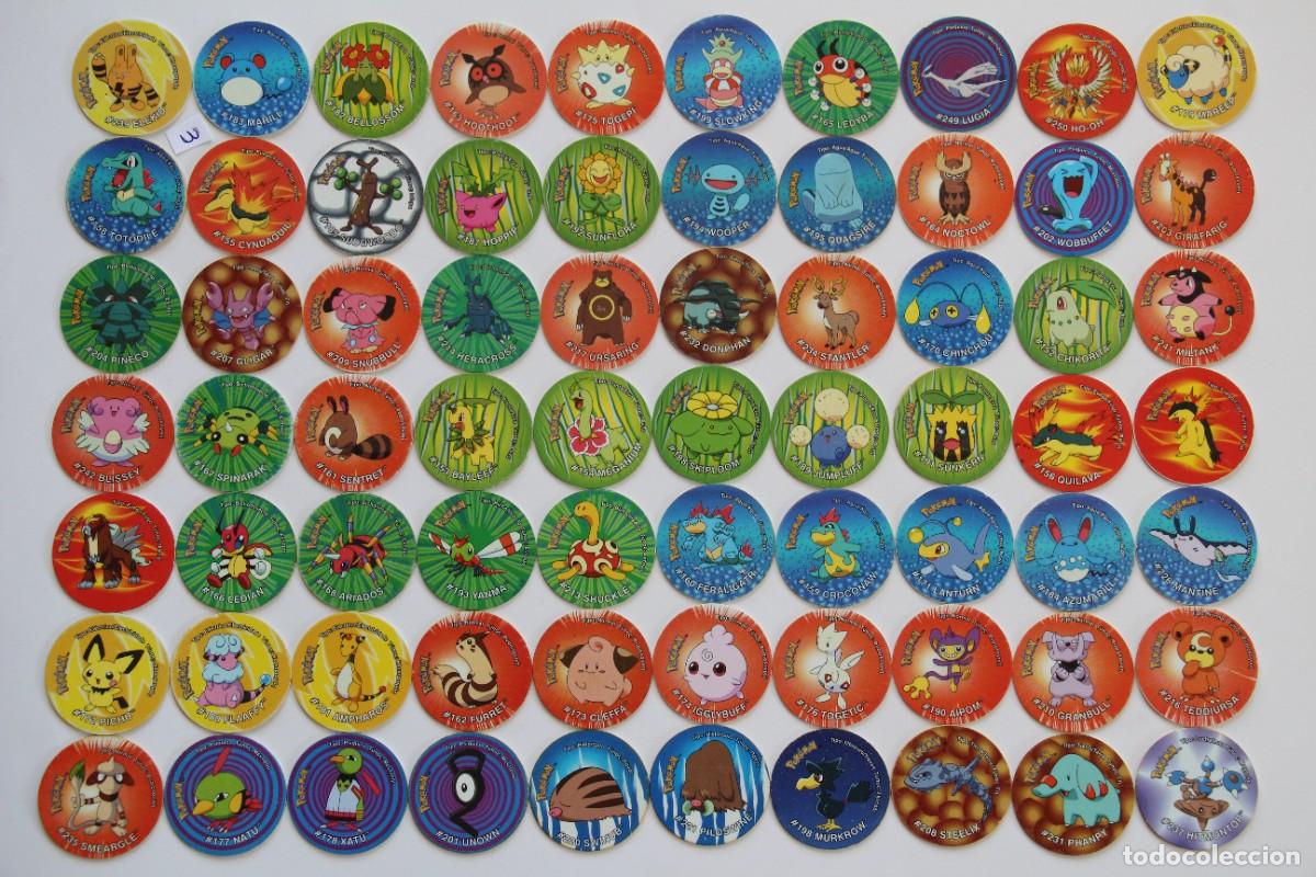 Coleccionismo: MATUTANO NINTENDO 2001 POKEMON TAZO 3 COLECCION COMPLETA TAZOS (70/70)
