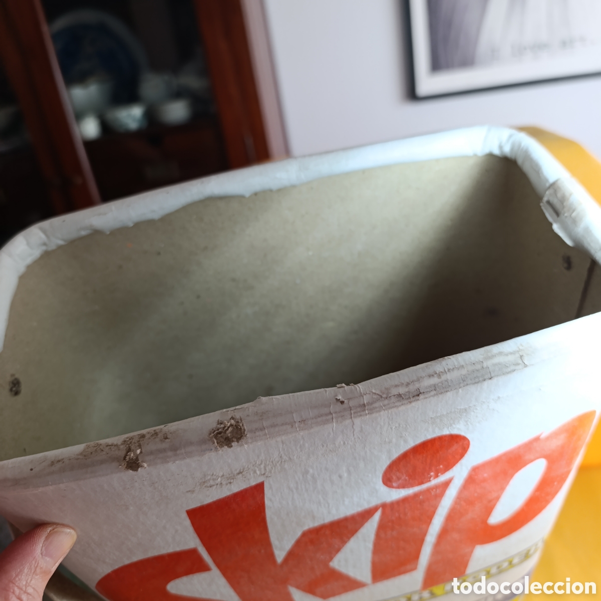 Coleccionismo: ANTIGUO TAMBOR SKIP DETERGENTE - Foto 5