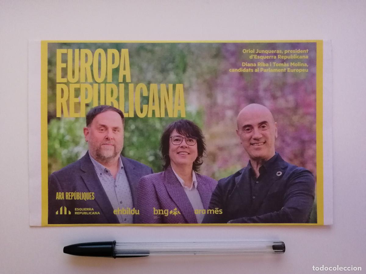 Coleccionismo: CARTA ELECTORAL SIN ABRIR - EUROPA REPUBLICANA - ERC - POLITICA - INDEPENDENTISMO