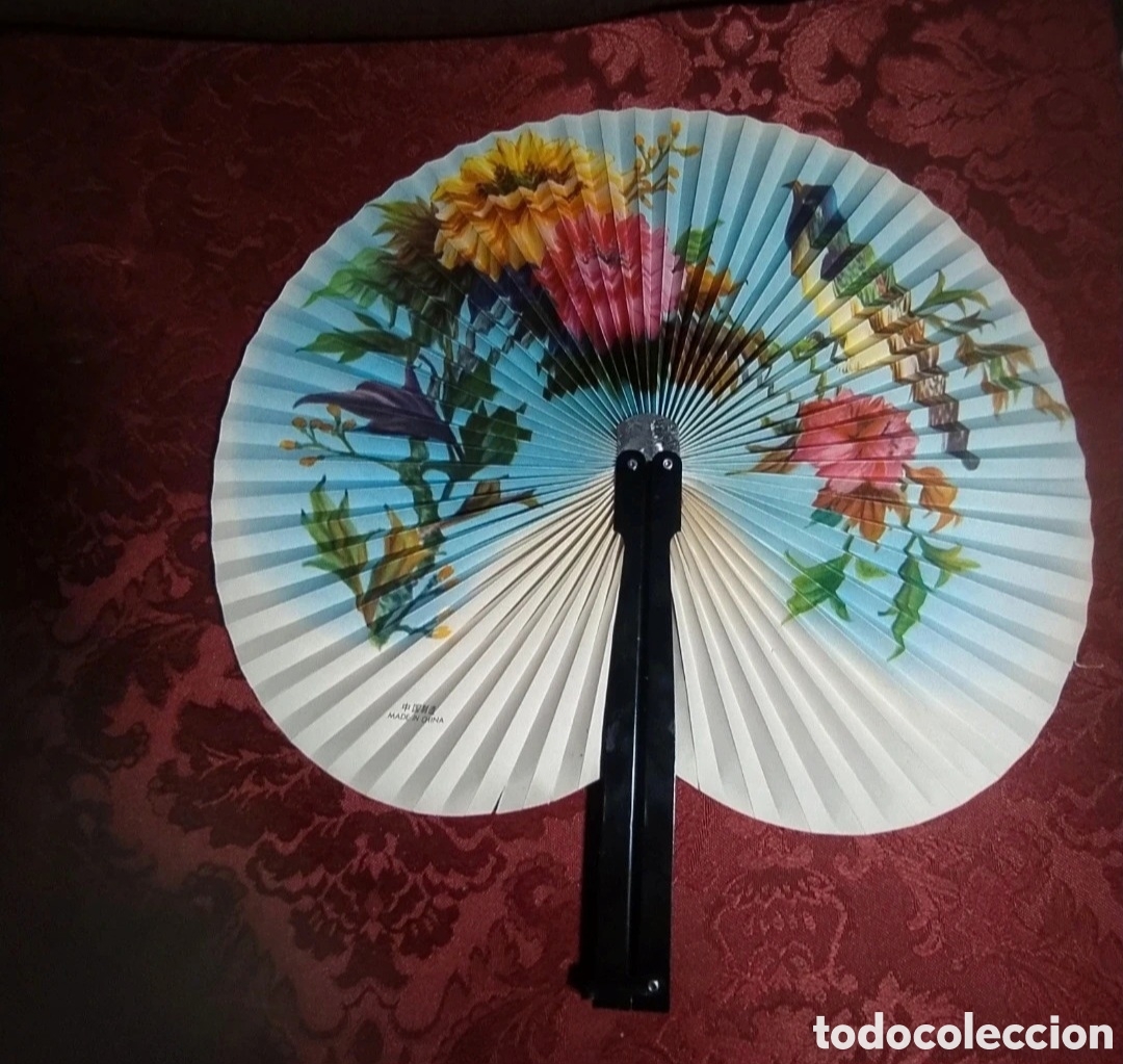 Coleccionismo: Abanico chino antiguo . - Foto 1
