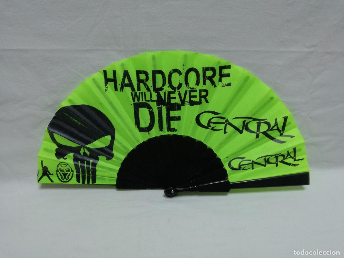 Coleccionismo: ABANICO - DISCOTECA - CENTRAL ROCK - HARDCORE WILL NEVER DIE