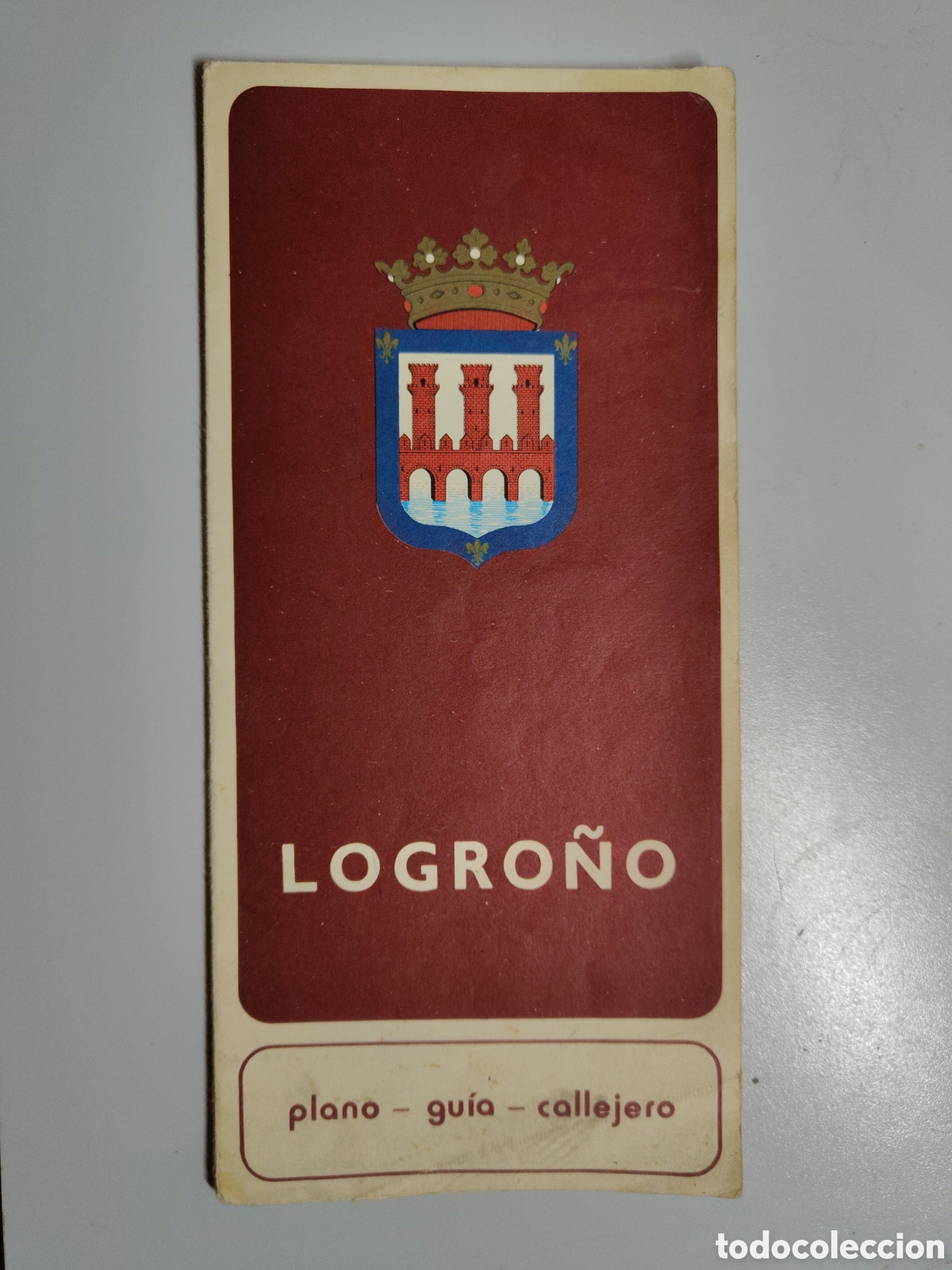 Coleccionismo: Antiguo mapa de Logro&ntilde;o 1973 - tdkc7 - Foto 2