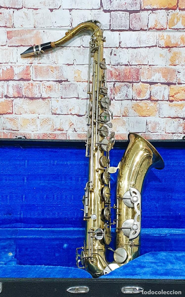 Coleccionismo: Saxof&oacute;n tenor con estuche - Foto 1